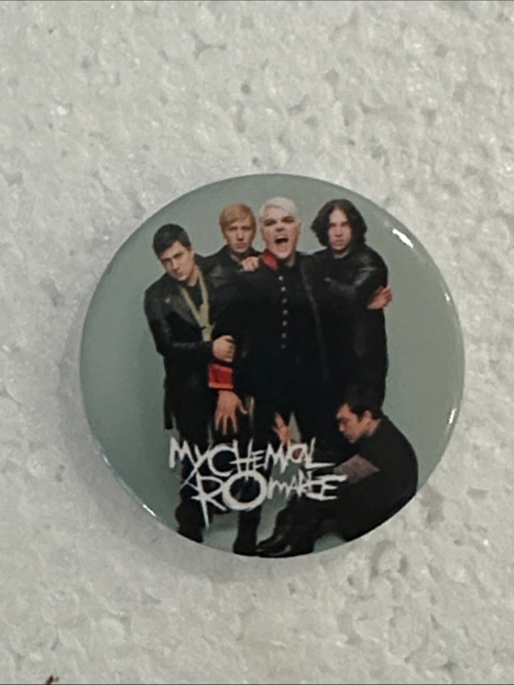 Gray My Chemical Romance Logo Pin Badge